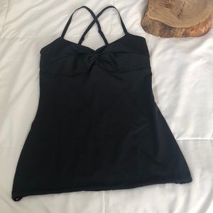 Lululemon Twisted Knot front Dance Tank in Black 4